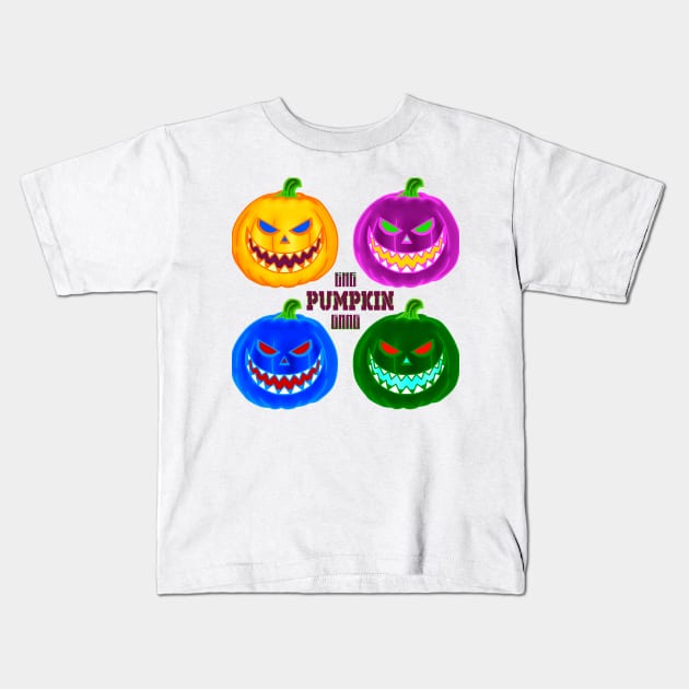 The Pumpkin Gang Kids T-Shirt by vidka91@yahoo.com
